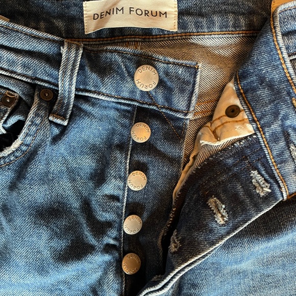 Denim Forum Yoko High Rise Slim Jean Aritzia size 26 - Picture 2 of 6